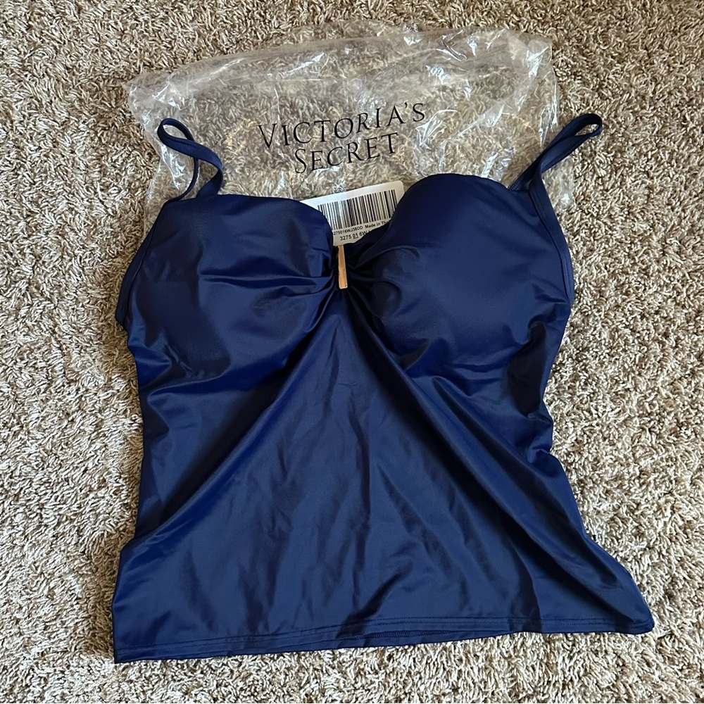 Victoria’s Secret Navy Tankini Top